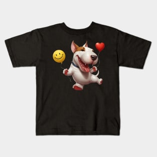 bull terrier dog Kids T-Shirt